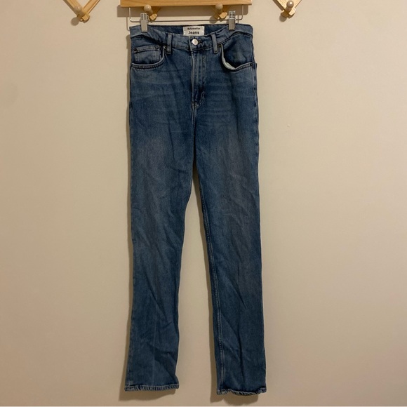 Reformation Liza High Rise Straight Jean in Lanai size 26 - Picture 2 of 12